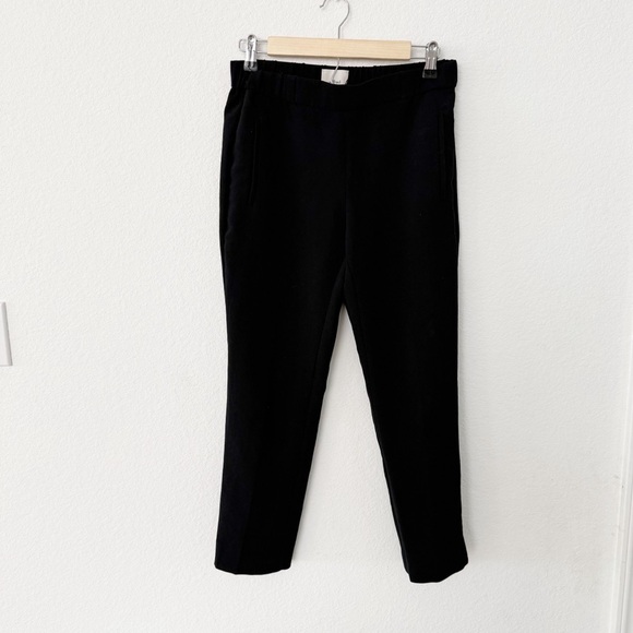 Wilfred- Black Crepe Dorantal Pull On Trouser Pants Size 2 - Picture 2 of 9